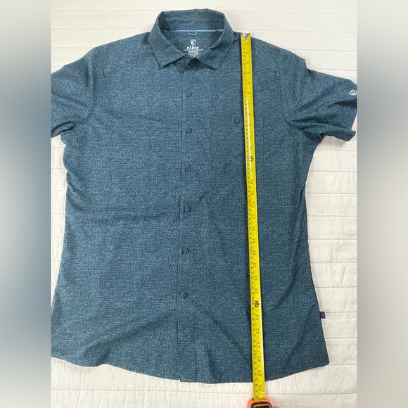 Kuhl Men’s Blue Button Down Quick Dry Performance Shirt Medium - Picture 7 of 10